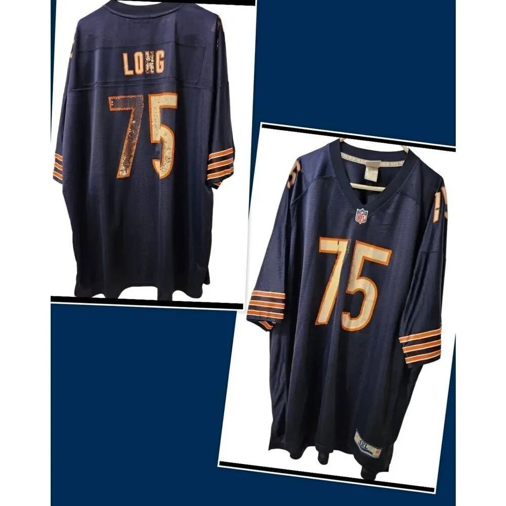 Nike Kyle Long # 75 NFL Chicago Bears On Field Replica Football Jersey Men Large